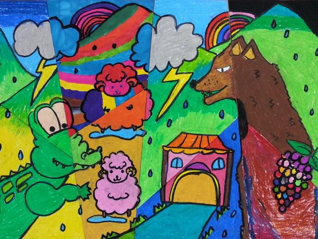 협동 퍼즐 그림