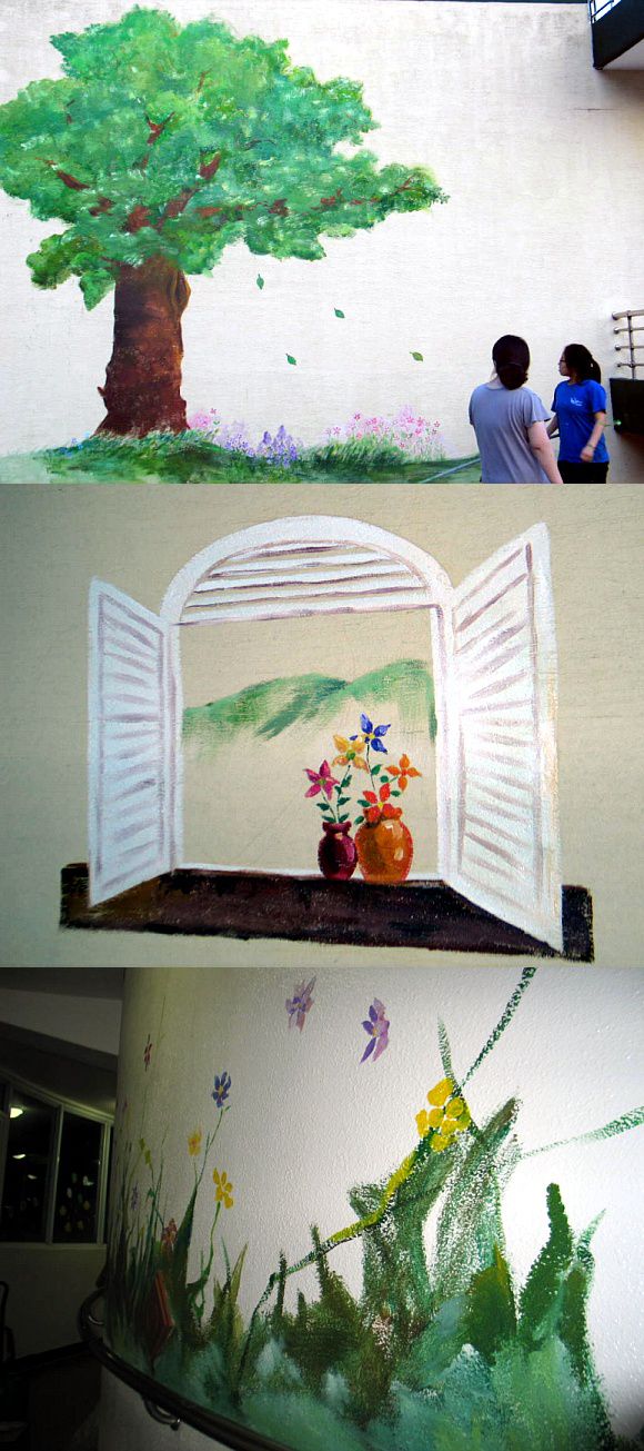 (click)정읍 노인생활시설 벽화그리기