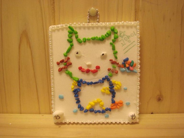 (click)색돌로 표현한 작품