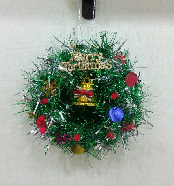 크리스마스 리스 만들기