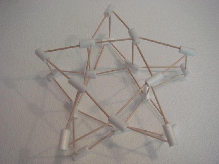 (click)이쑤시개와 수수깡을 이용한 작품