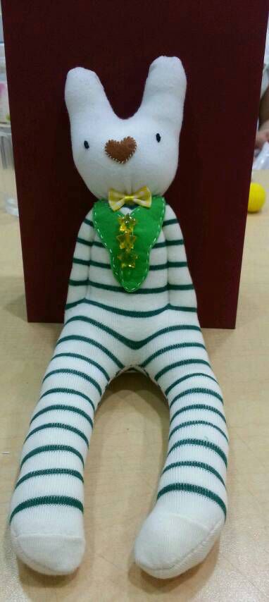 토끼 양말 인형